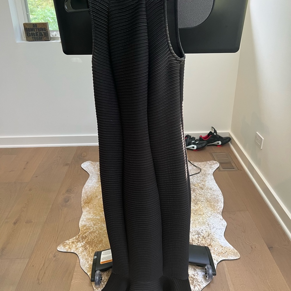 Elegant long black dress